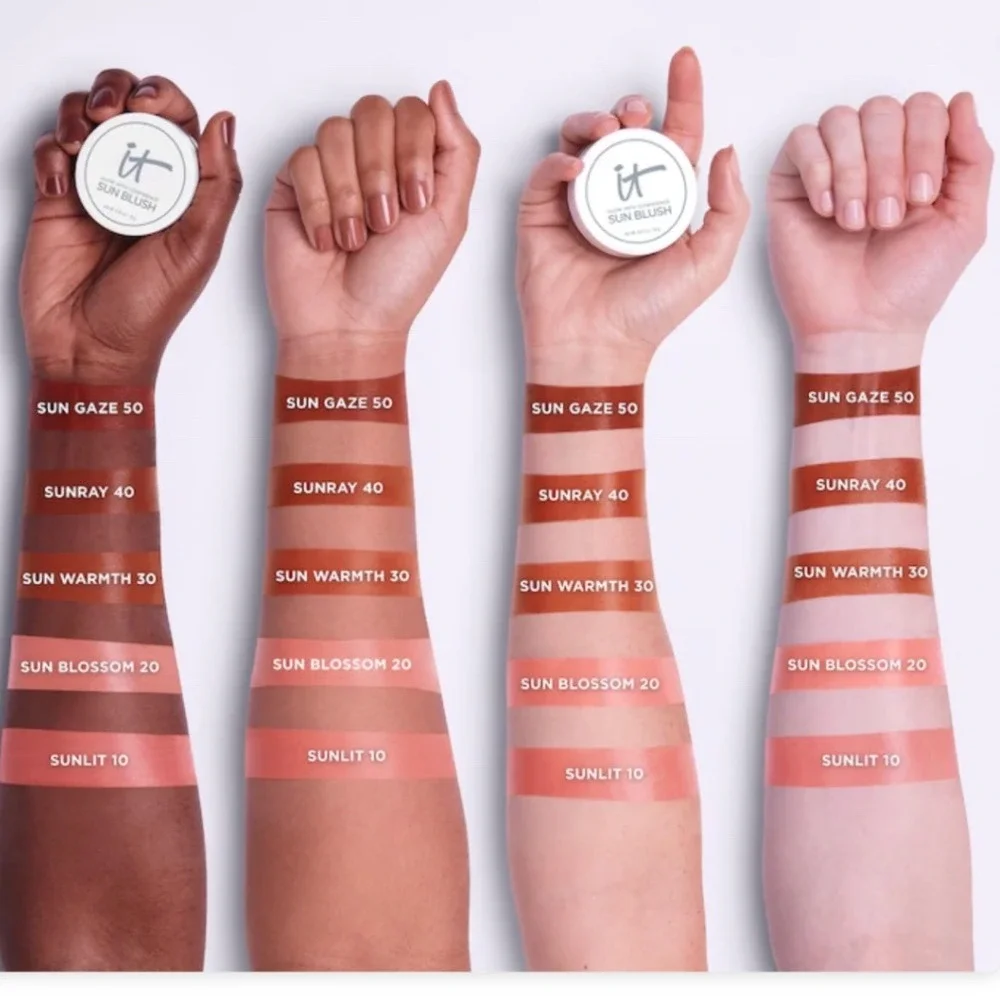 IT Cosmetics Glow with Confidence Sun Blush Sun Blossom 20 Cream Blush Bronzer